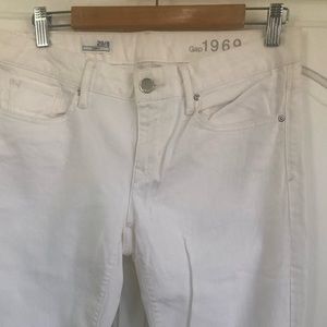 Gap 1969 Authentic Flare Jeans Women's 29/8 White Denim